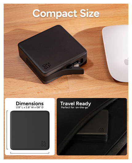 ZAGG 4-Ports USB-C Hub met 15W Draadloos Opladen/100W USB-C PD/4K HDMI/USB-A afbeelding 6