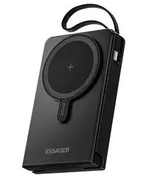 Essager 10.000 mAh MagSafe Powerbank 22.5W met USB-C Kabel en Apple Watch Lader afbeelding