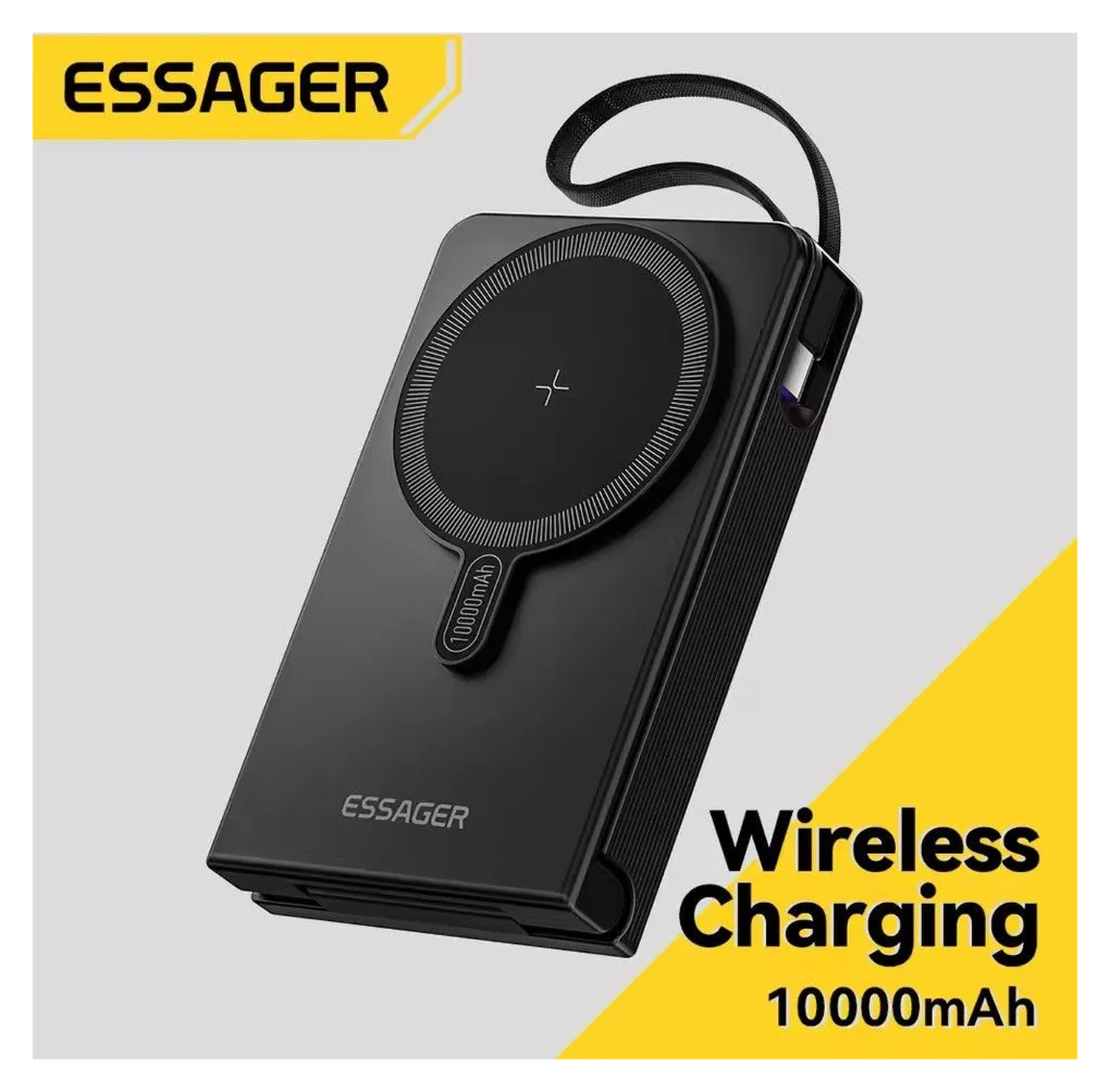 Essager 10.000 mAh MagSafe Powerbank 22.5W met USB-C Kabel en Apple Watch Lader afbeelding 1