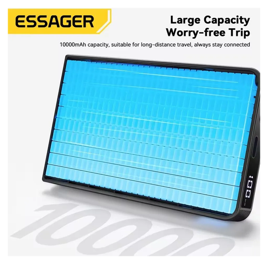 Essager 10.000 mAh MagSafe Powerbank 22.5W met USB-C Kabel en Apple Watch Lader afbeelding 6