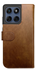 Rosso Element Motorola Edge 60 Fusion Hoesje Book Case Wallet Bruin afbeelding 2