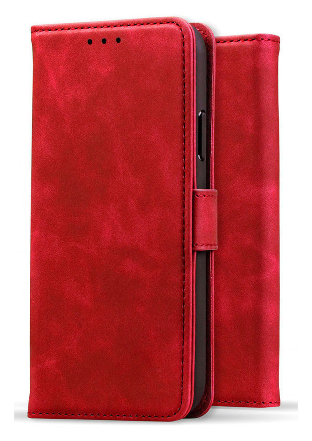 Rosso Element Motorola Edge 60 Fusion Hoesje Book Case Wallet Rood afbeelding 7