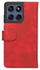 Rosso Element Motorola Edge 60 Fusion Hoesje Book Case Wallet Rood afbeelding 2