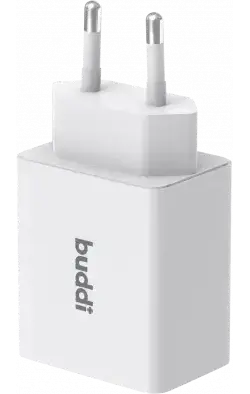 Buddi 30W PD GaN USB-C / USB-A Oplader met Buddi Flex USB-C Kabel 2M afbeelding 7