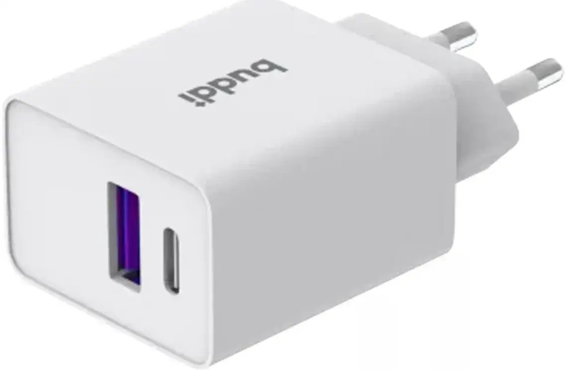 Buddi 30W PD GaN USB-C / USB-A Oplader met Buddi Flex USB-C Kabel 2M afbeelding 10