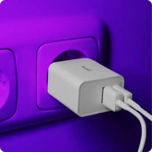 Buddi 30W PD GaN USB-C / USB-A Oplader met Buddi Flex USB-C Kabel 2M afbeelding 11
