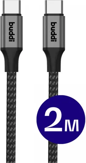Buddi 30W PD GaN USB-C / USB-A Oplader met Buddi Flex USB-C Kabel 2M afbeelding 3