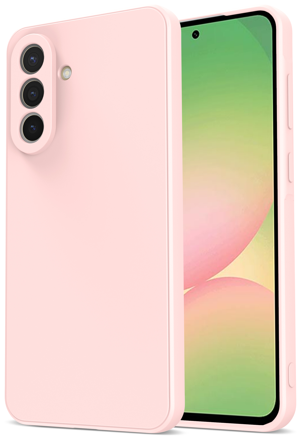 Samsung Galaxy A56 Hoesje met Camera Bescherming Dun TPU Back Cover Roze afbeelding 1