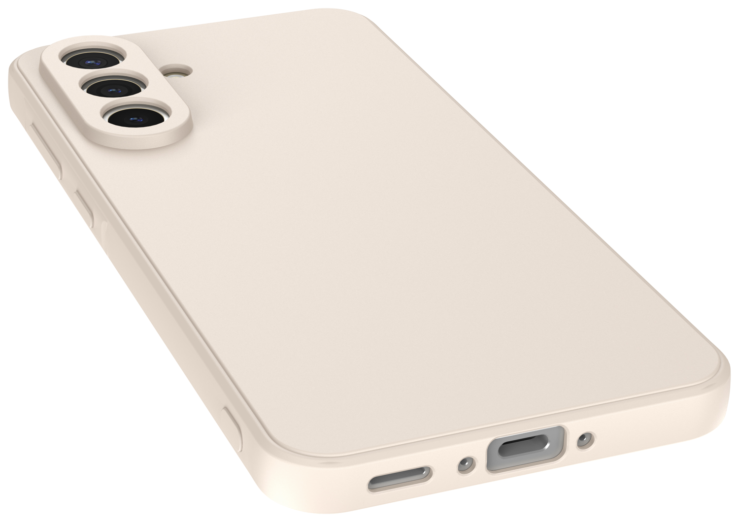 Samsung Galaxy A56 Hoesje met Camera Bescherming Dun TPU Back Cover Beige afbeelding 6