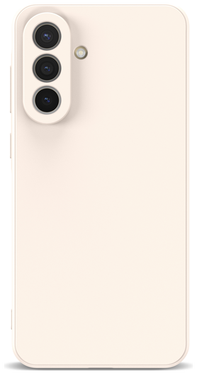 Samsung Galaxy A56 Hoesje met Camera Bescherming Dun TPU Back Cover Beige afbeelding 2