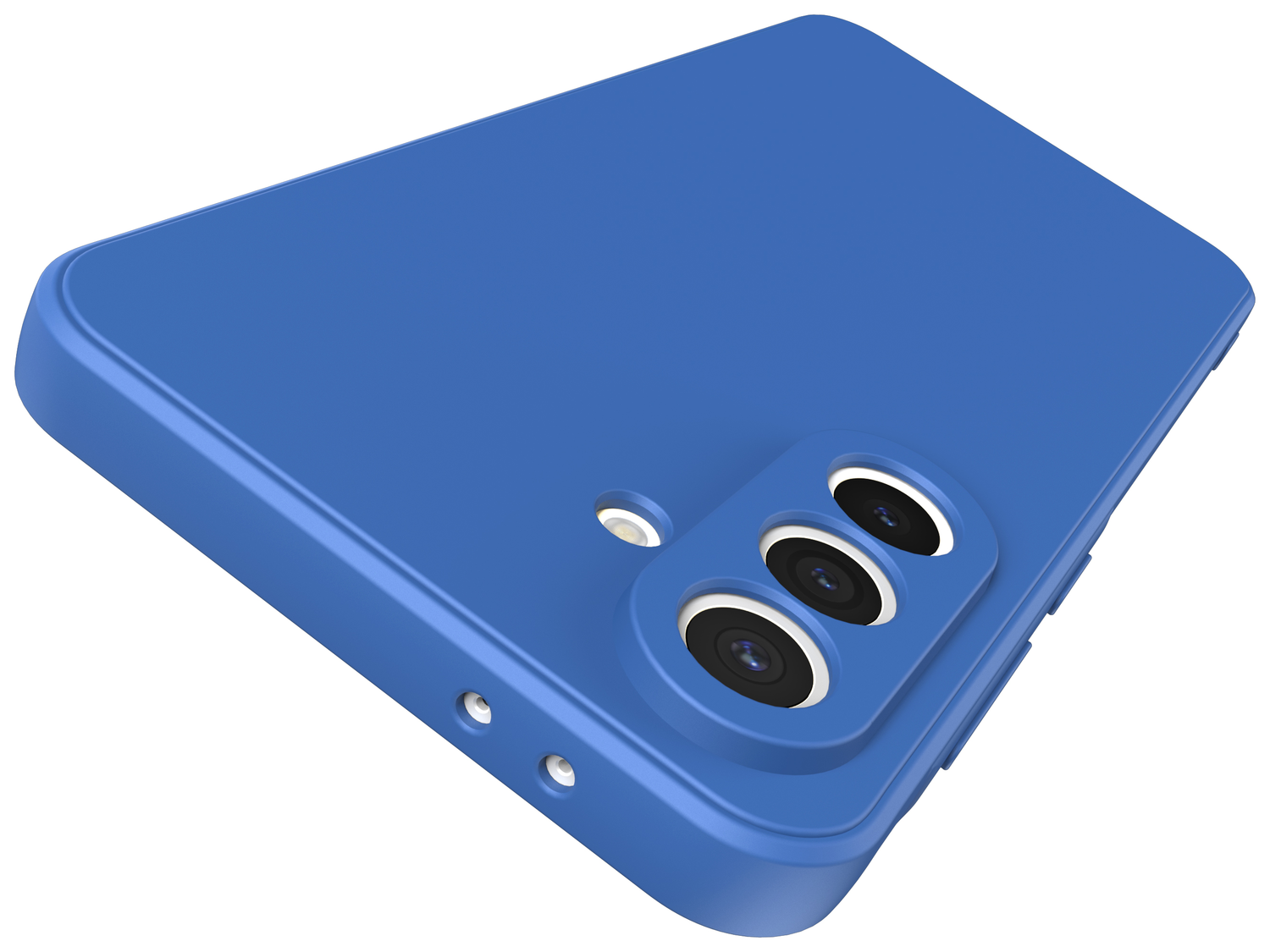 Samsung Galaxy A56 Hoesje met Camera Bescherming Dun TPU Back Cover Blauw afbeelding 7