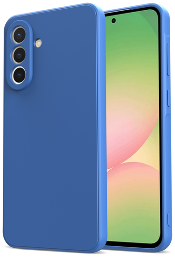 Samsung Galaxy A56 Hoesje met Camera Bescherming Dun TPU Back Cover Blauw afbeelding 1