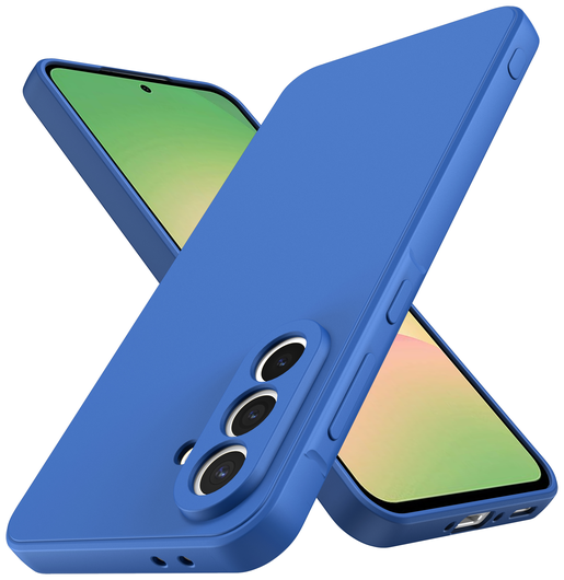 Samsung Galaxy A56 Hoesje met Camera Bescherming Dun TPU Back Cover Blauw afbeelding 3