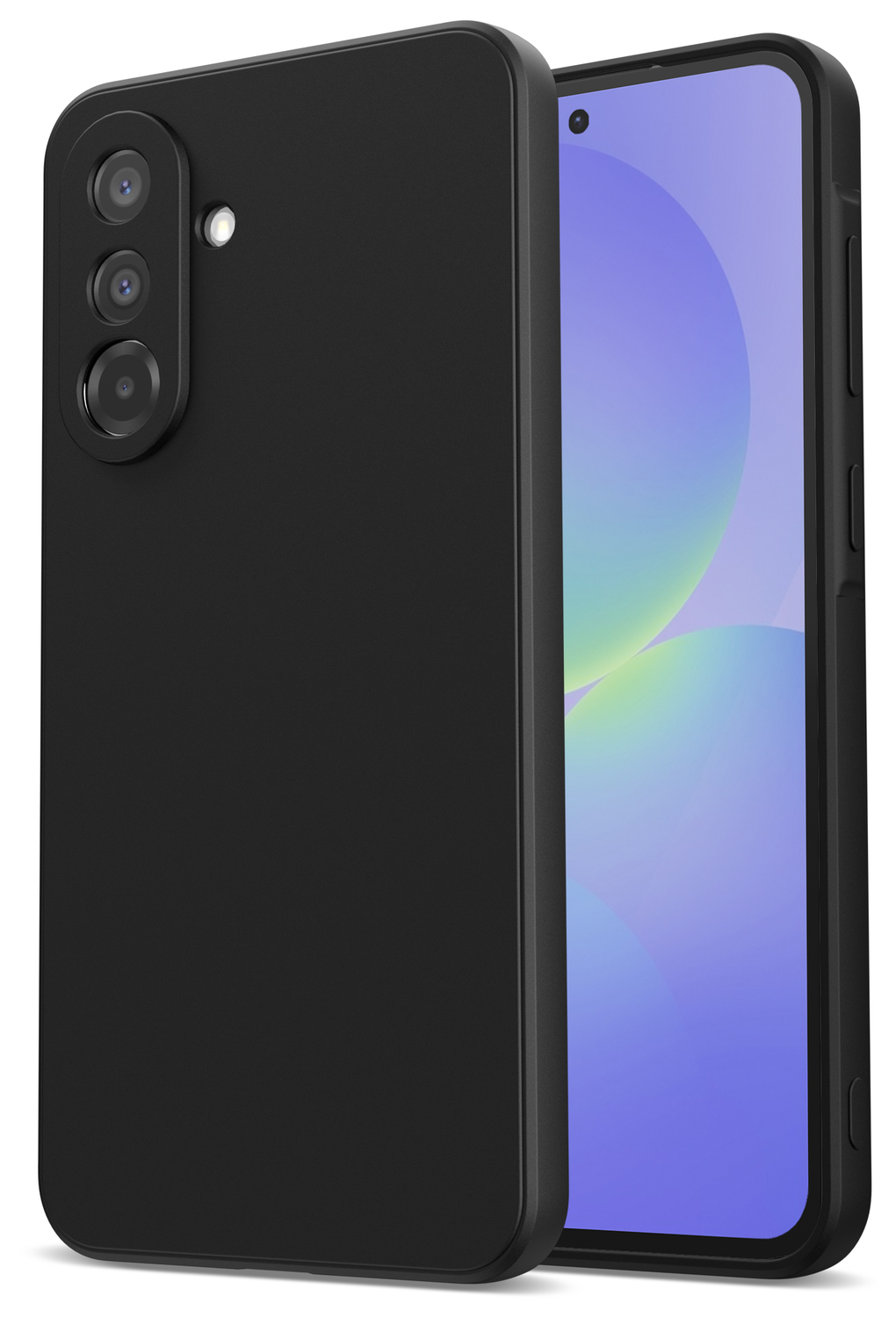 Samsung Galaxy A36 Hoesje met Camera Bescherming Dun TPU Back Cover Zwart afbeelding 1