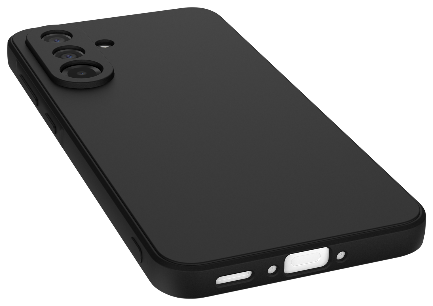 Samsung Galaxy A36 Hoesje met Camera Bescherming Dun TPU Back Cover Zwart afbeelding 4