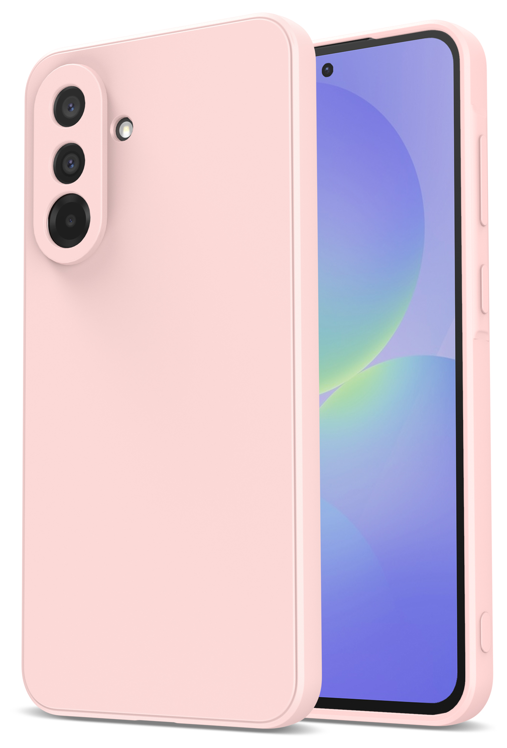 Samsung Galaxy A36 Hoesje met Camera Bescherming Dun TPU Back Cover Roze afbeelding 1