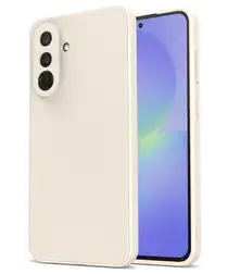 Samsung Galaxy A36 Hoesje met Camera Bescherming Dun TPU Back Cover Beige afbeelding