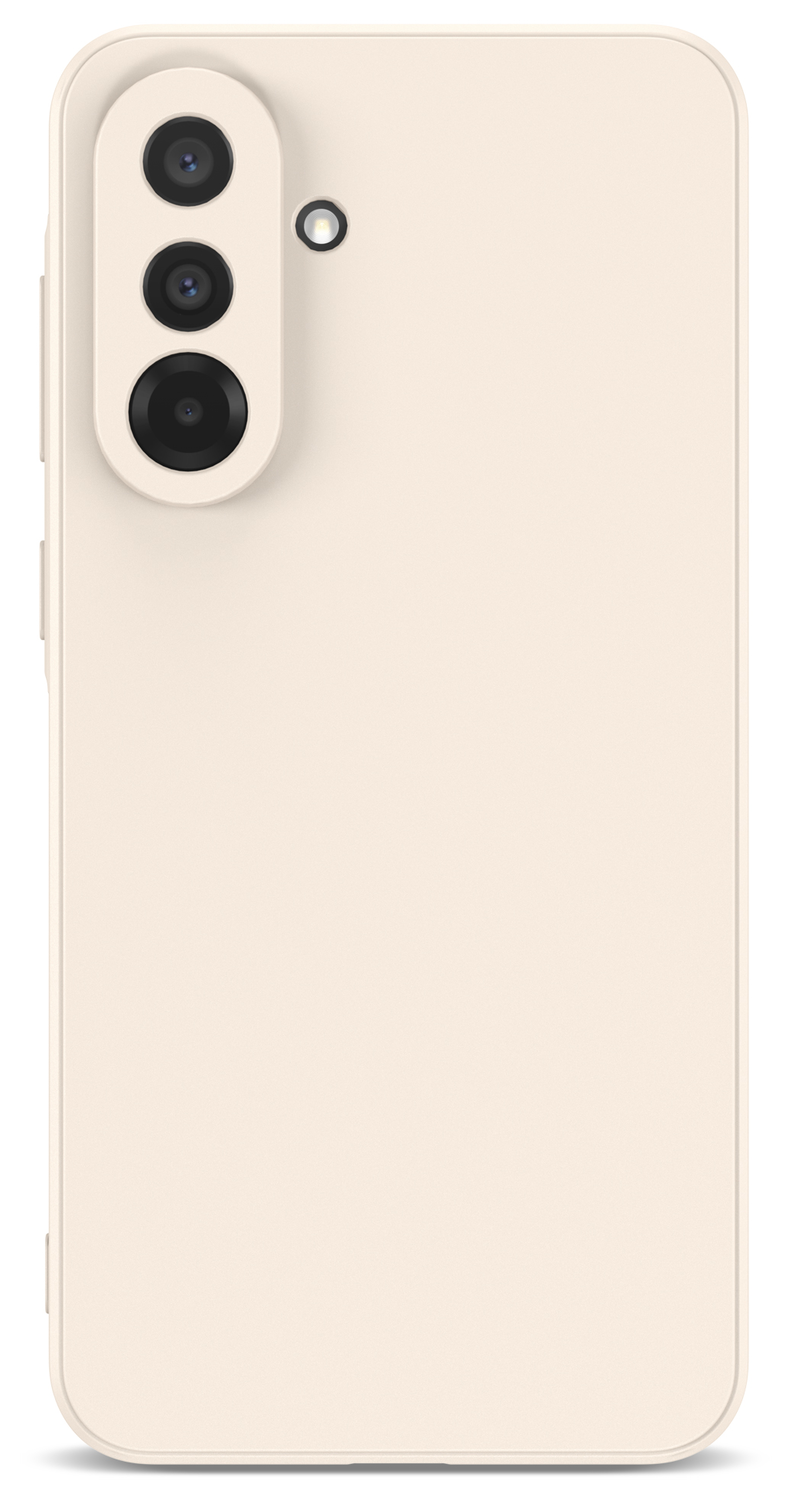 Samsung Galaxy A36 Hoesje met Camera Bescherming Dun TPU Back Cover Beige afbeelding 2