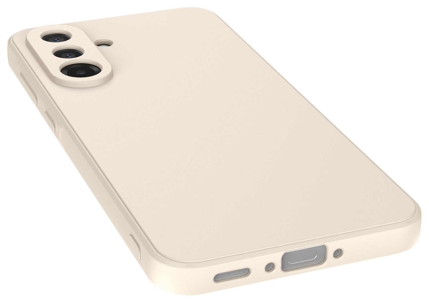 Samsung Galaxy A36 Hoesje met Camera Bescherming Dun TPU Back Cover Beige afbeelding 4