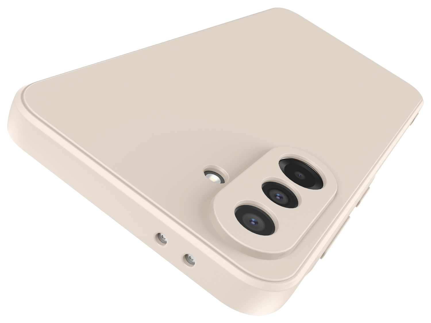 Samsung Galaxy A36 Hoesje met Camera Bescherming Dun TPU Back Cover Beige afbeelding 5