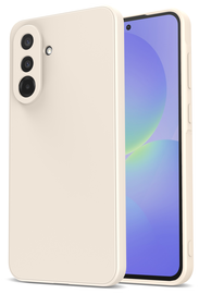 Samsung Galaxy A36 Hoesje met Camera Bescherming Dun TPU Back Cover Beige