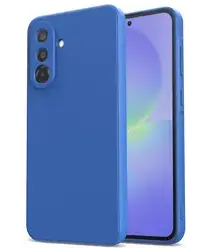 Samsung Galaxy A36 Hoesje met Camera Bescherming Dun TPU Back Cover Blauw afbeelding