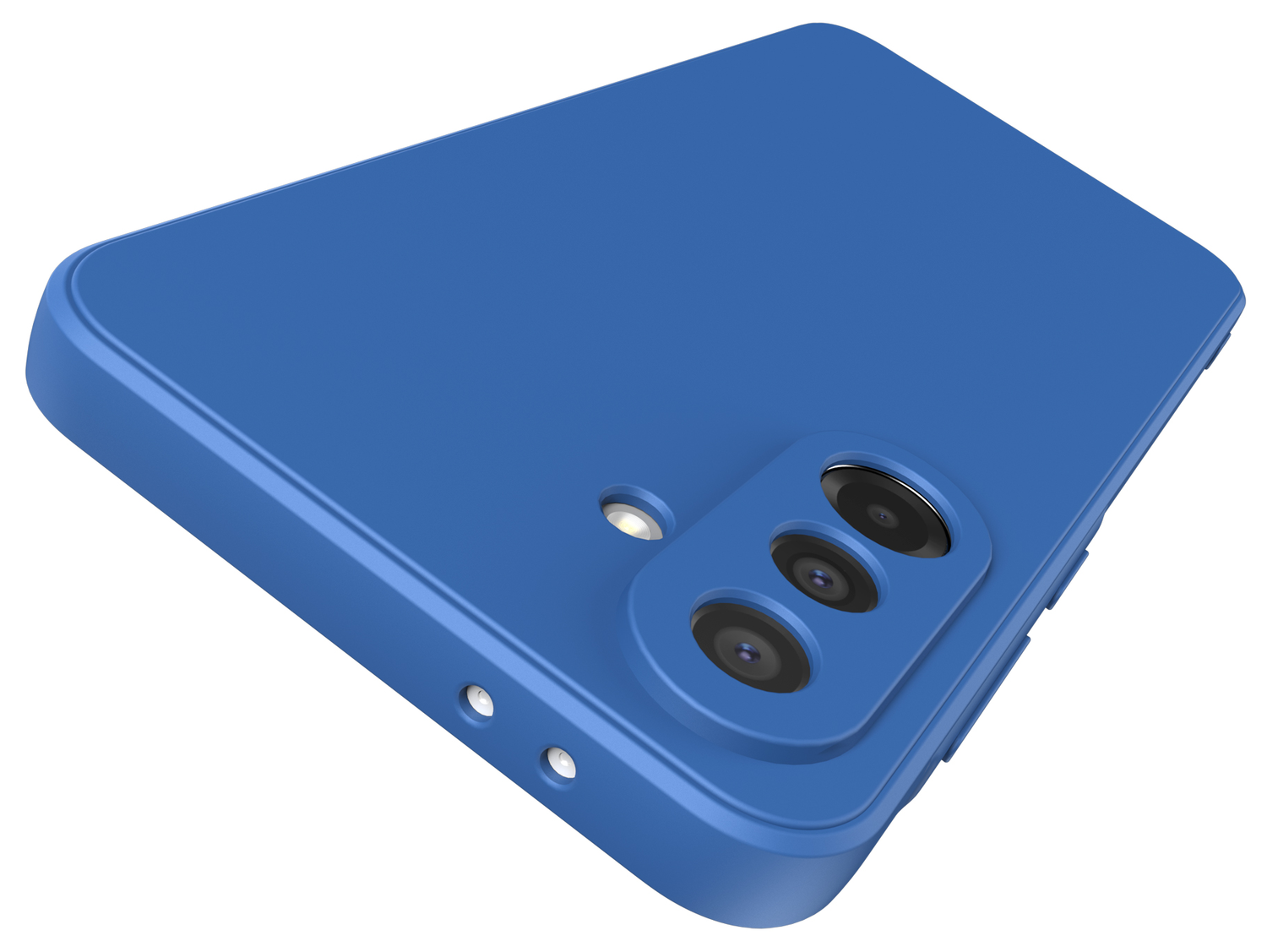 Samsung Galaxy A36 Hoesje met Camera Bescherming Dun TPU Back Cover Blauw afbeelding 5