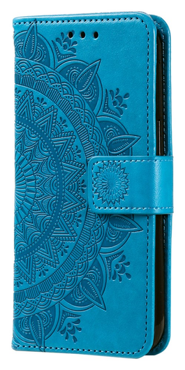 Samsung Galaxy A26 Hoesje Mandala Book Case met Pasjeshouder Blauw afbeelding 5