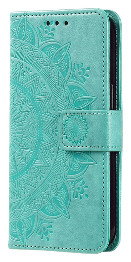 Samsung Galaxy A26 Hoesje Mandala Book Case met Pasjeshouder Groen afbeelding 5