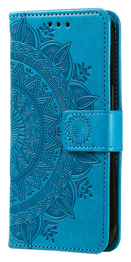 Samsung Galaxy A36 Hoesje Mandala Book Case met Pasjeshouder Blauw afbeelding 5