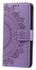 Samsung Galaxy A36 Hoesje Mandala Book Case met Pasjeshouder Paars afbeelding 5