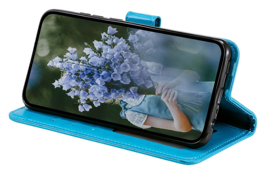 Samsung Galaxy A56 Hoesje Mandala Book Case met Pasjeshouder Blauw afbeelding 3
