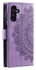 Samsung Galaxy A56 Hoesje Mandala Book Case met Pasjeshouder Paars afbeelding 6