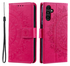 Samsung Galaxy A56 Hoesje Mandala Book Case met Pasjeshouder Roze afbeelding 1