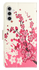 Samsung Galaxy A56 Hoesje Print Book Case met Pasjeshouder Roze Bloemen afbeelding 5