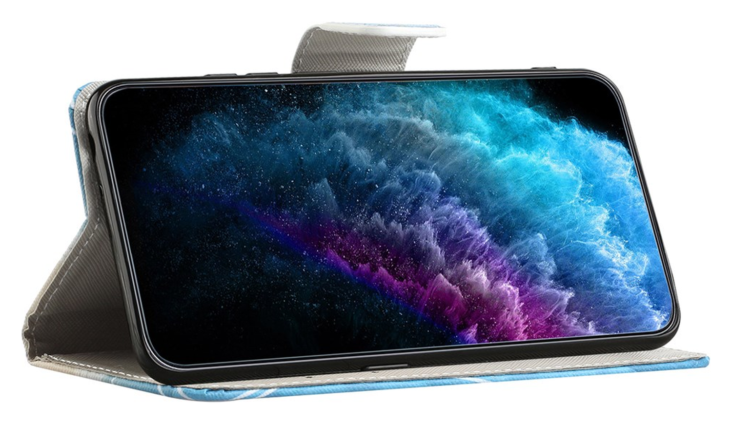 Samsung Galaxy A56 Hoesje Print Book Case met Pasjeshouder Touch afbeelding 3