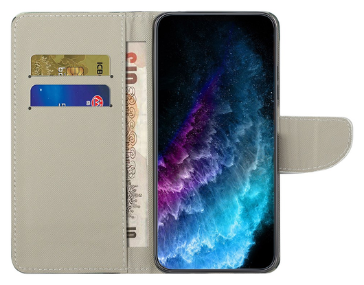 Samsung Galaxy A56 Hoesje Print Book Case met Pasjeshouder Touch afbeelding 2