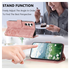 Samsung Galaxy A56 Hoesje Tulpen Book Case met Pasjeshouder Roze afbeelding 4