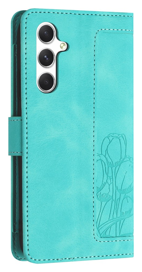 Samsung Galaxy A26 Hoesje Tulpen Book Case met Pasjeshouder Groen afbeelding 10