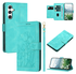 Samsung Galaxy A26 Hoesje Tulpen Book Case met Pasjeshouder Groen afbeelding 2
