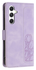 Samsung Galaxy A26 Hoesje Tulpen Book Case met Pasjeshouder Paars afbeelding 9