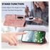 Samsung Galaxy A36 Hoesje Tulpen Book Case met Pasjeshouder Roze afbeelding 10