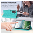 Samsung Galaxy A36 Hoesje Tulpen Book Case met Pasjeshouder Groen afbeelding 10