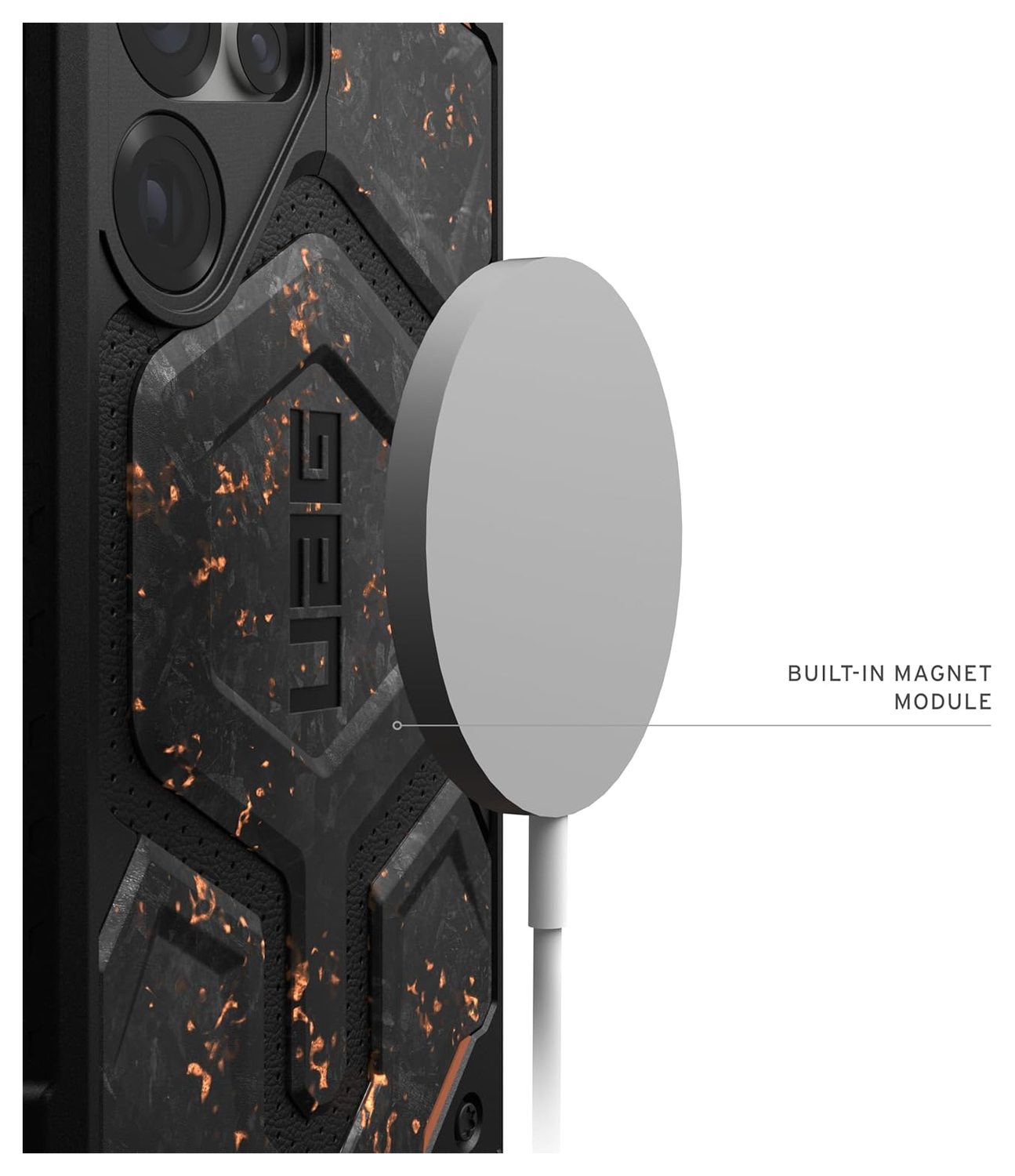 UAG Monarch Pro Limited Edition Samsung Galaxy S25 Ultra Hoesje Forged Carbon afbeelding 4
