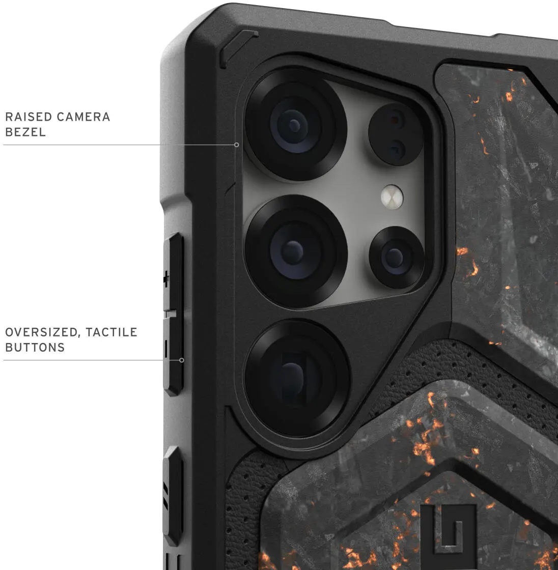 UAG Monarch Pro Limited Edition Samsung Galaxy S25 Ultra Hoesje Forged Carbon afbeelding 5