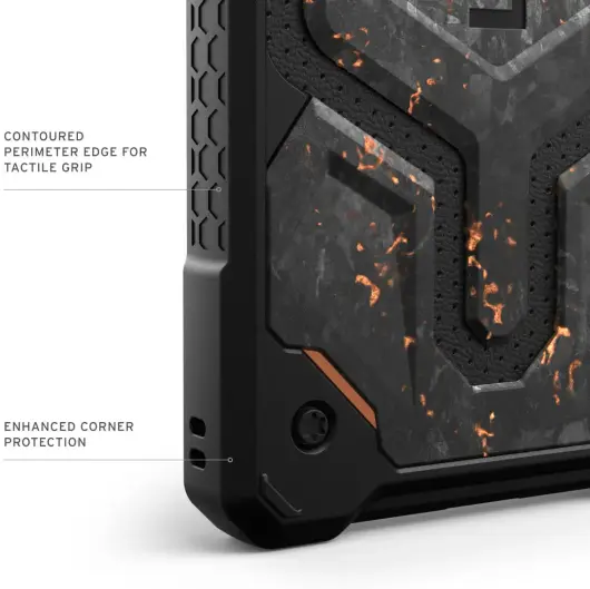 UAG Monarch Pro Limited Edition Samsung Galaxy S25 Ultra Hoesje Forged Carbon afbeelding 7