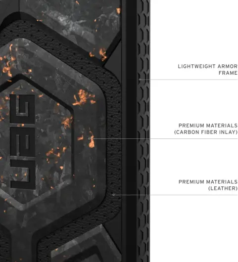 UAG Monarch Pro Limited Edition Samsung Galaxy S25 Ultra Hoesje Forged Carbon afbeelding 8