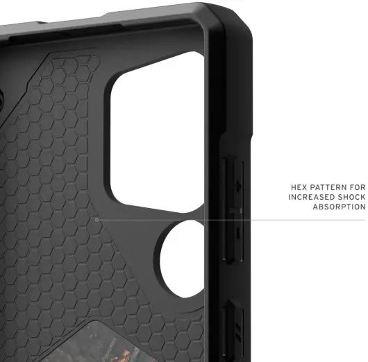 UAG Monarch Pro Limited Edition Samsung Galaxy S25 Ultra Hoesje Forged Carbon afbeelding 9