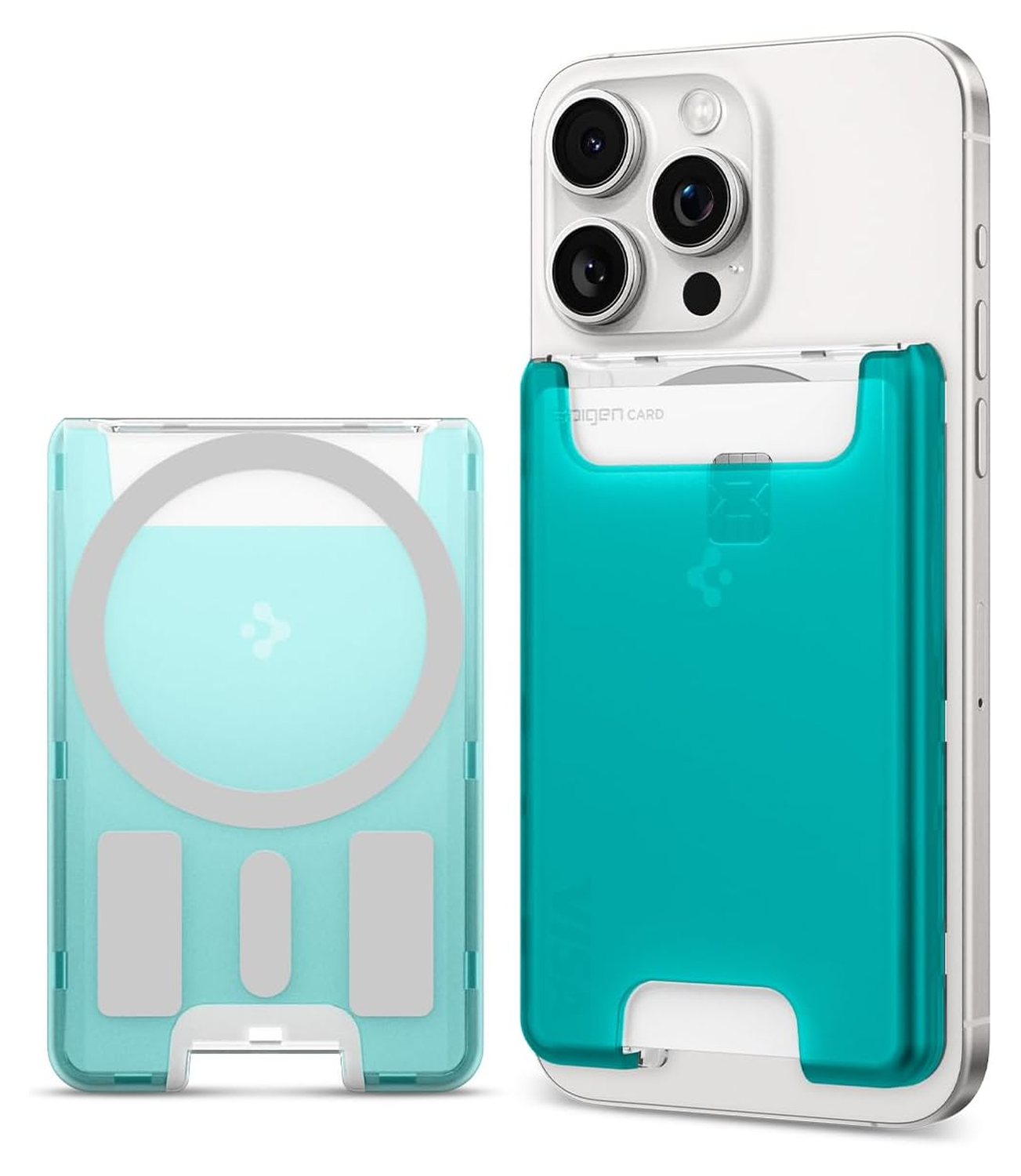 Spigen Classic C1 Magsafe Kaarthouder Blauw afbeelding 1