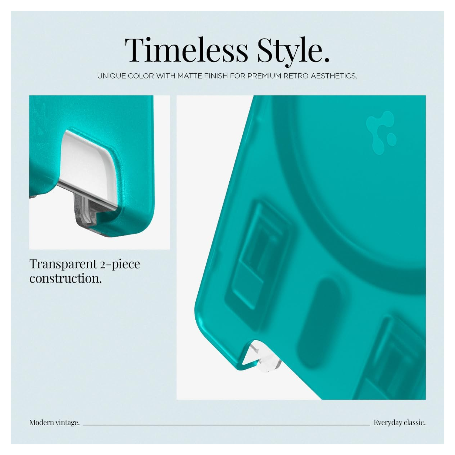 Spigen Classic C1 Magsafe Kaarthouder Blauw afbeelding 3